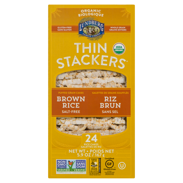 Thin Stackers - Brown Rice - Salt Free