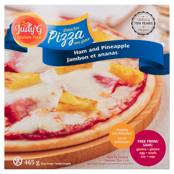 Gluten-free Pizza - Ham and Pineapple