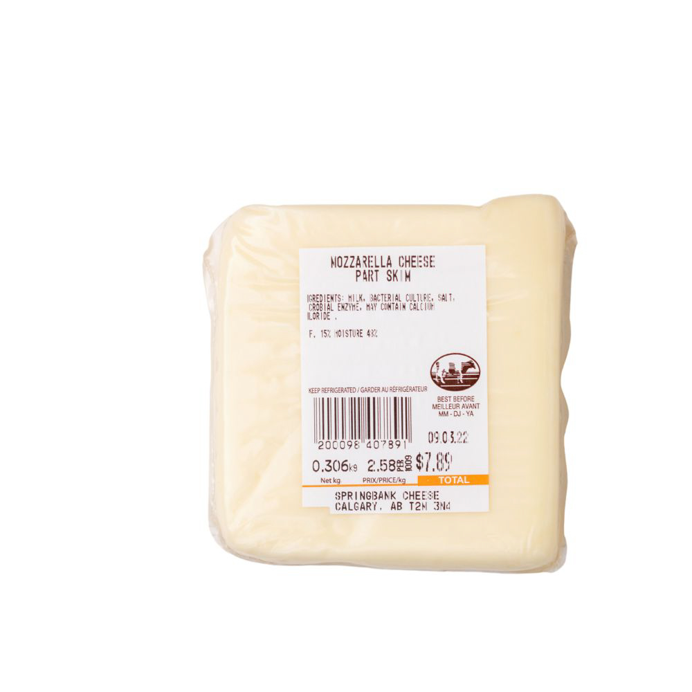 Cheese Mozzarella Part Skim 15%