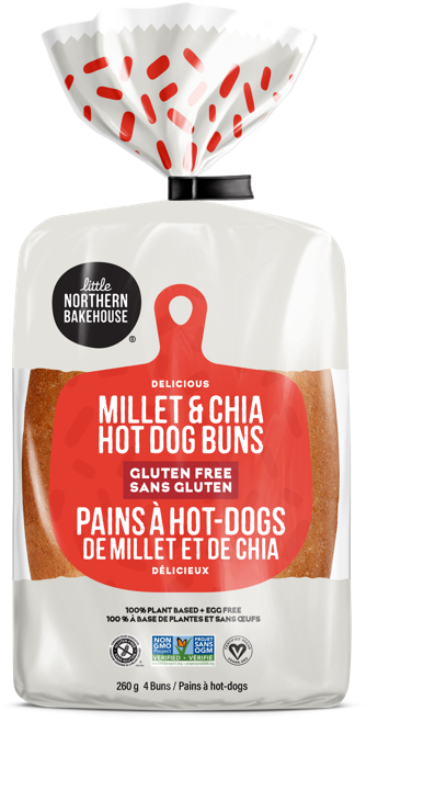 Millet &amp; Chia Hot Dog Buns