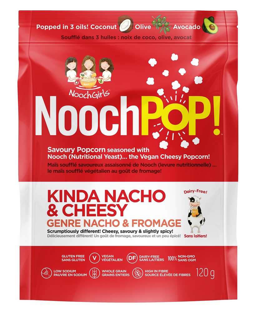 Kinda Nacho Vegan Popcorn