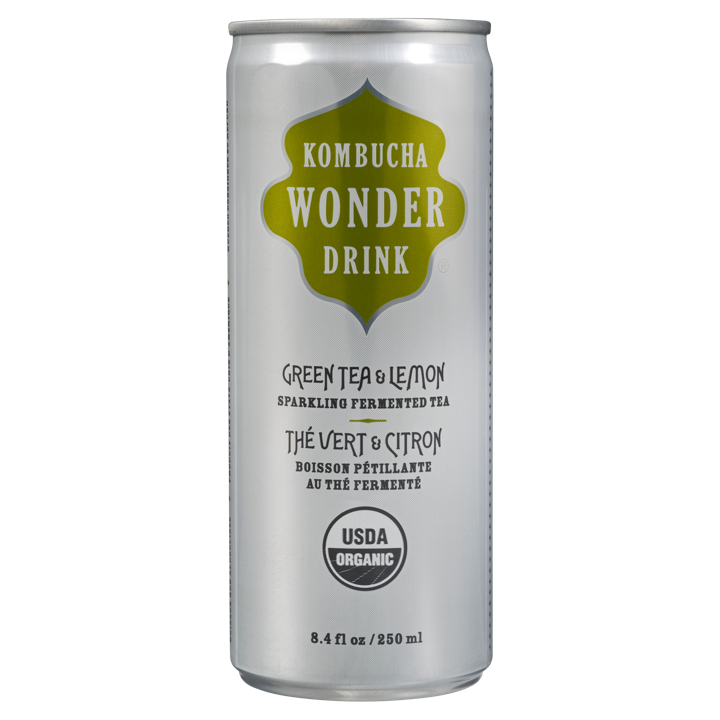 Sparkling Fermented Tea - Green Tea &amp; Lemon