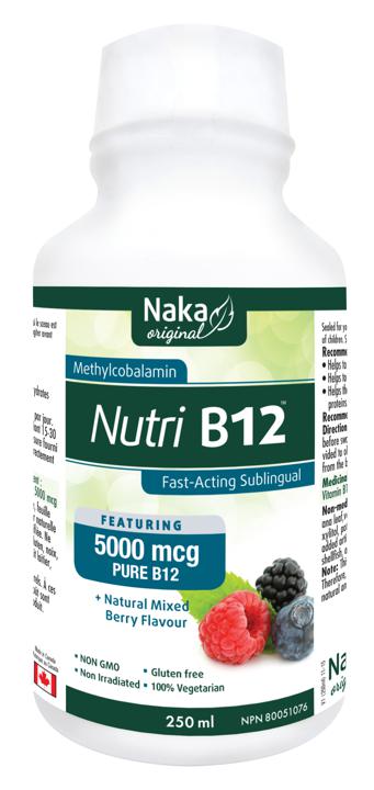 Nutri B12 - Mixed Berry 5,000 mcg