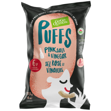 Quinoa Puffs - Pink Salt and Vinegar