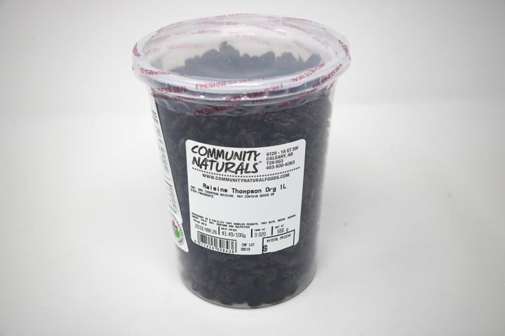 Raisins Thompson Org 1L