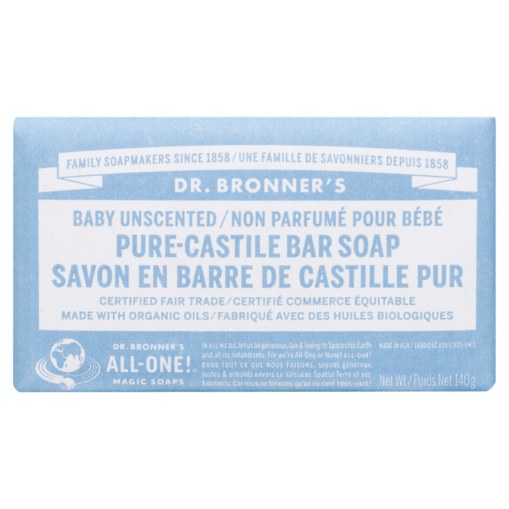 Pure-Castile Bar Soap - Baby Unscented