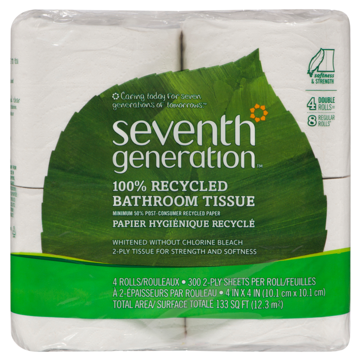 100% Recycled Bathroom Tissue