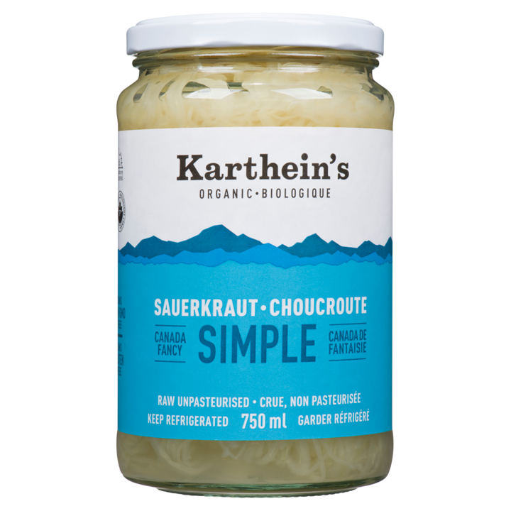 Raw Unpasteurized Sauerkraut - Simple