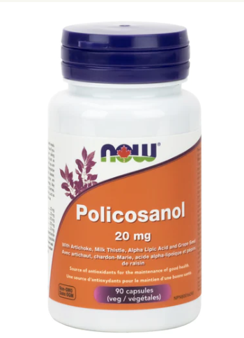 Policosanol 20mg + ALA and Artichoke