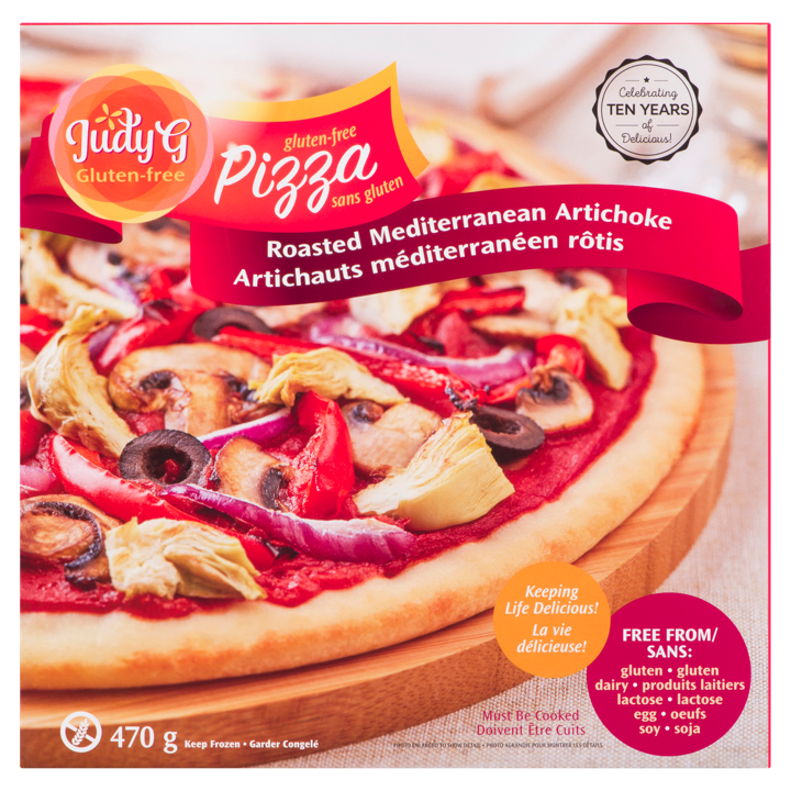 Gluten-free Pizza - Roasted Mediterranean Artichoke