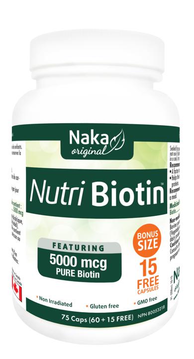 Nutri Biotin - 5,000 mcg
