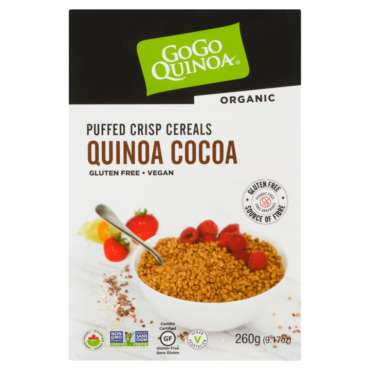 Quinoa Puffed Cereals - Cocoa