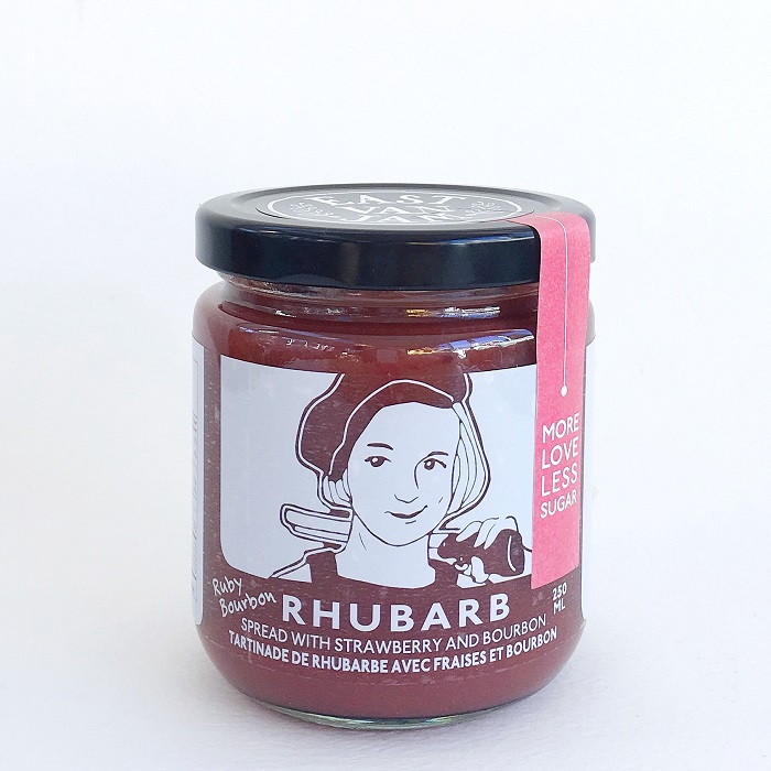 Ruby Rhubarb Bourbon Spread