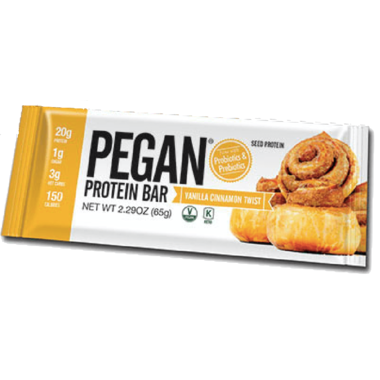 Pegan Protein Bar - Vanilla Cinn Twist