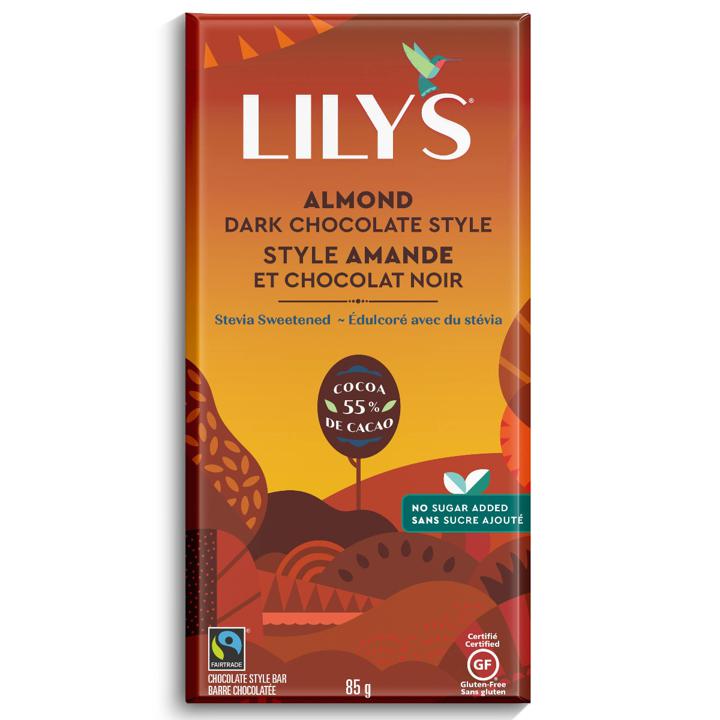 Dark Chocolate Style Bar - Almond