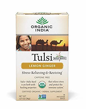 Tulsi Holy Basil Tea - Lemon Ginger