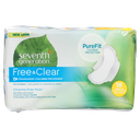 Free &amp; Clear Chlorine-Free Pads - Regular Ultra-Thin Pads with Wings