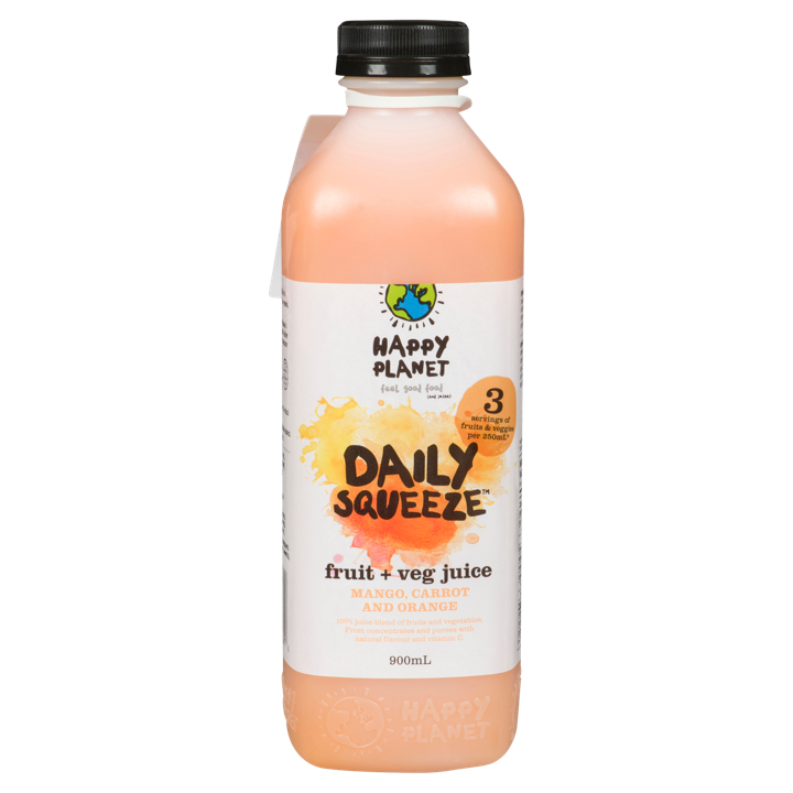 Daily Squeeze Fruit + Veg Juice - Mango, Carrot and Orange