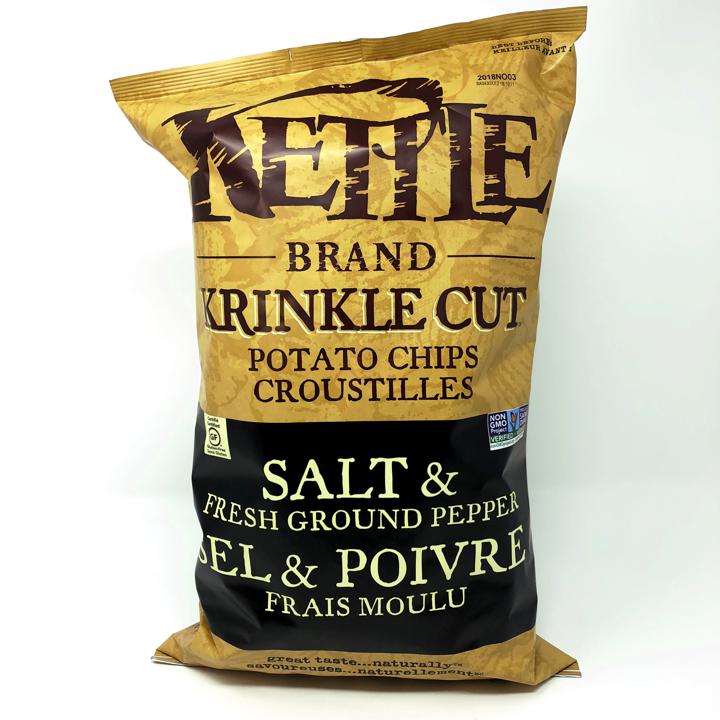 Krinkle Cut Potato Chips - Salt &amp; Fresh Ground Pepper