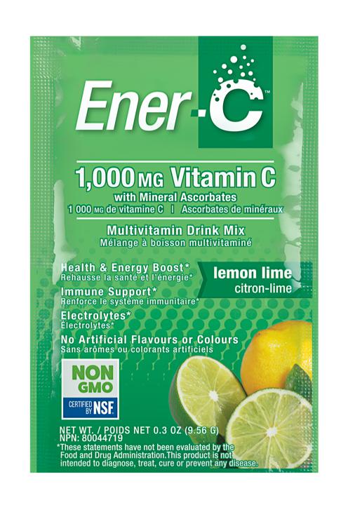 Vitamin C Effervescent Powdered Drink Mix - Lemon Lime 1,000 mg