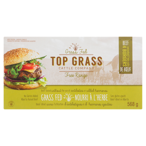 Beef Burger Grass Fed - Frozen