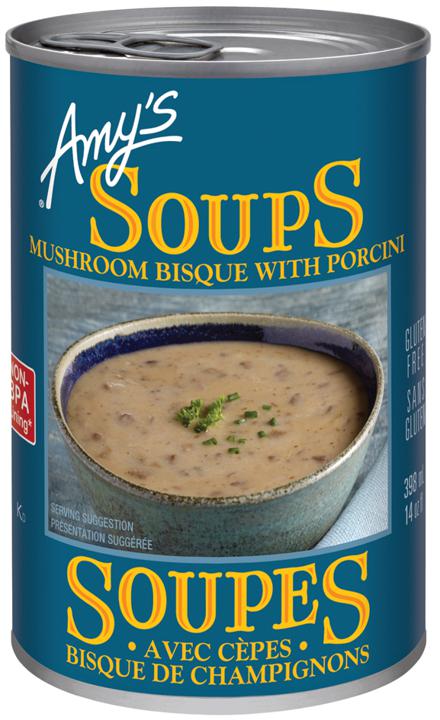 Soups - Mushroom Bisque with Porcini