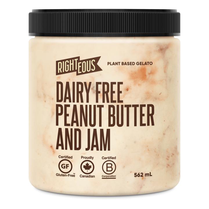 Gelato - Peanut Butter and Jam Dairy Free