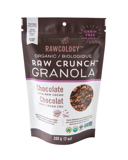 Raw Crunch Granola - Chocolate with Raw Cacao