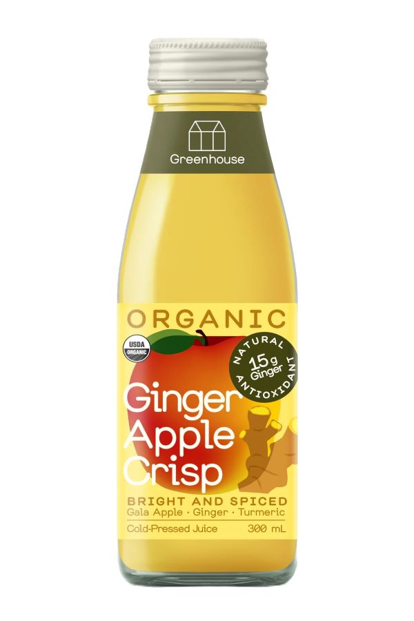 Raw, Organic Juice - Ginger Apple Crisp