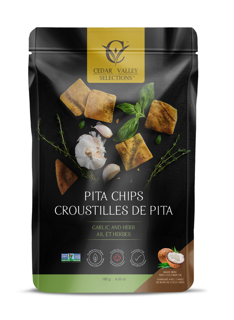 Pita Chips - Garlic and Herb