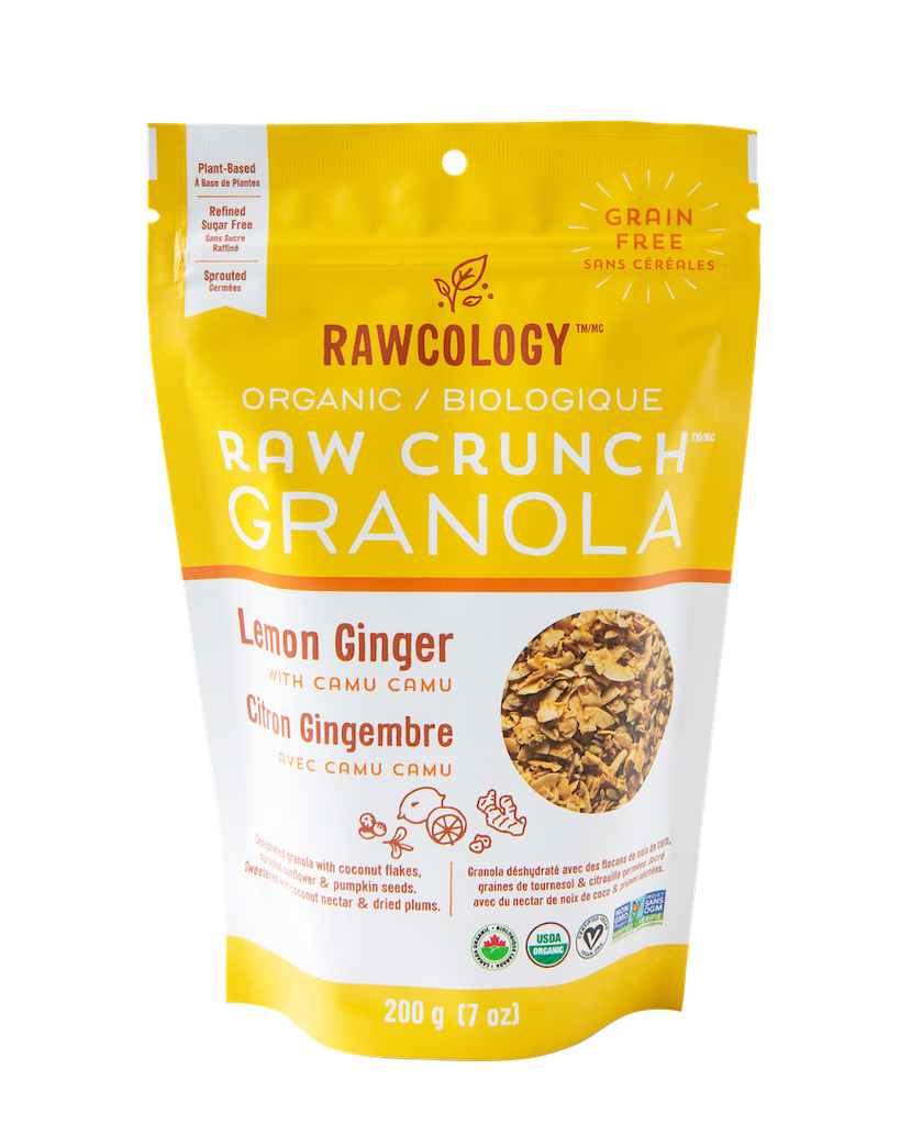 Raw Crunch Granola - Lemon Ginger with Camu Camu