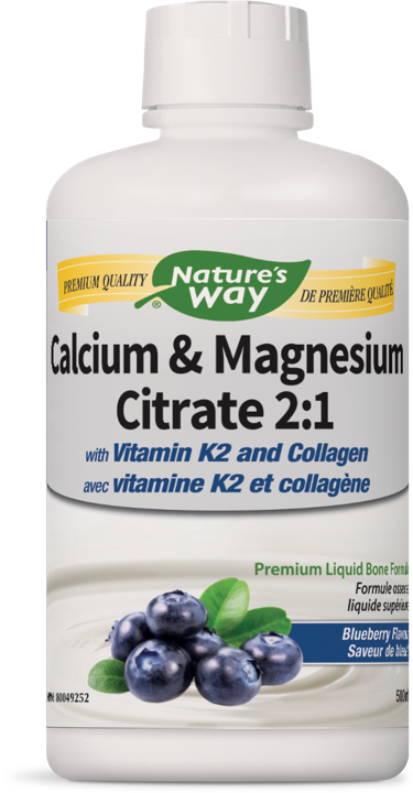 Calcium &amp; Magnesium Citrate 2:1 - Blueberry