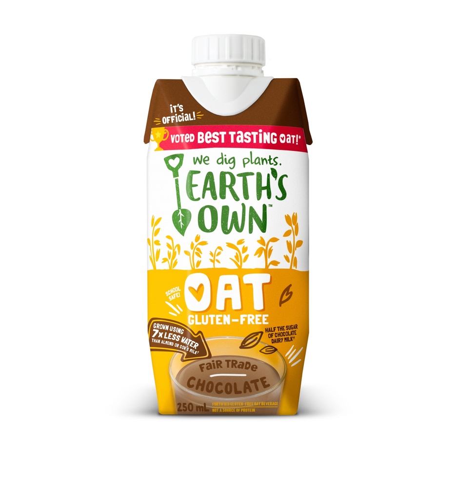 Fortified Gluten-Free Oat Beverage - Chocolate 250 ml