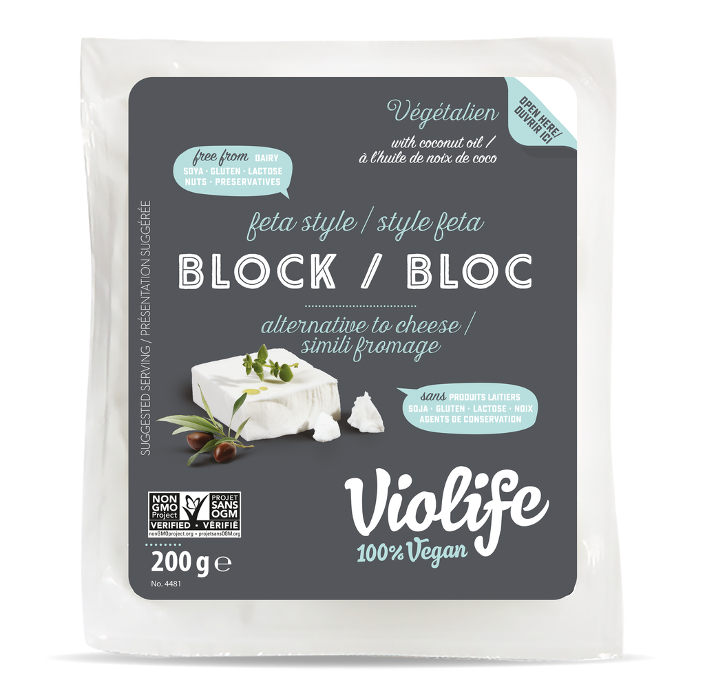 Feta Style Cheese Alternative - Block