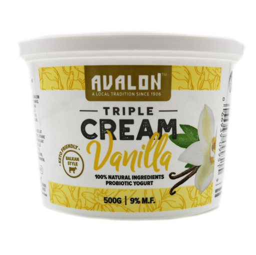 Triple Cream Probiotic Yogurt - Vanilla