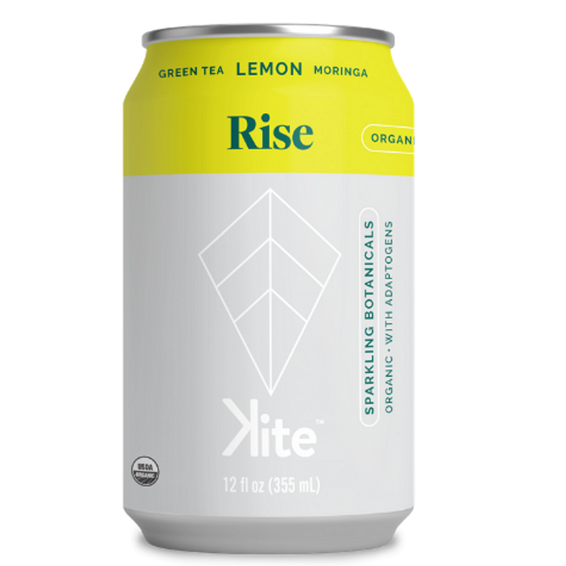 Sparkling Botanicals Drink - Rise Green Tea Lemon Moringa