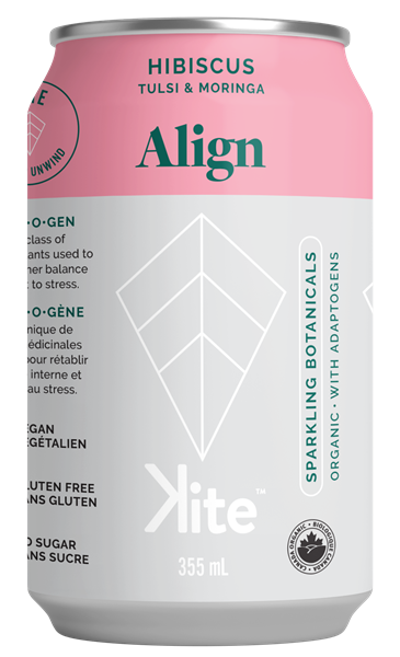 Align Tulsi Hibiscus Sparkling Tea