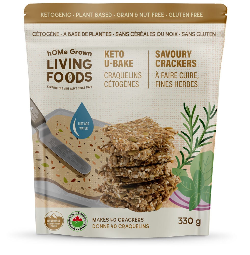 Savoury Keto U Bake Crackers 330 g