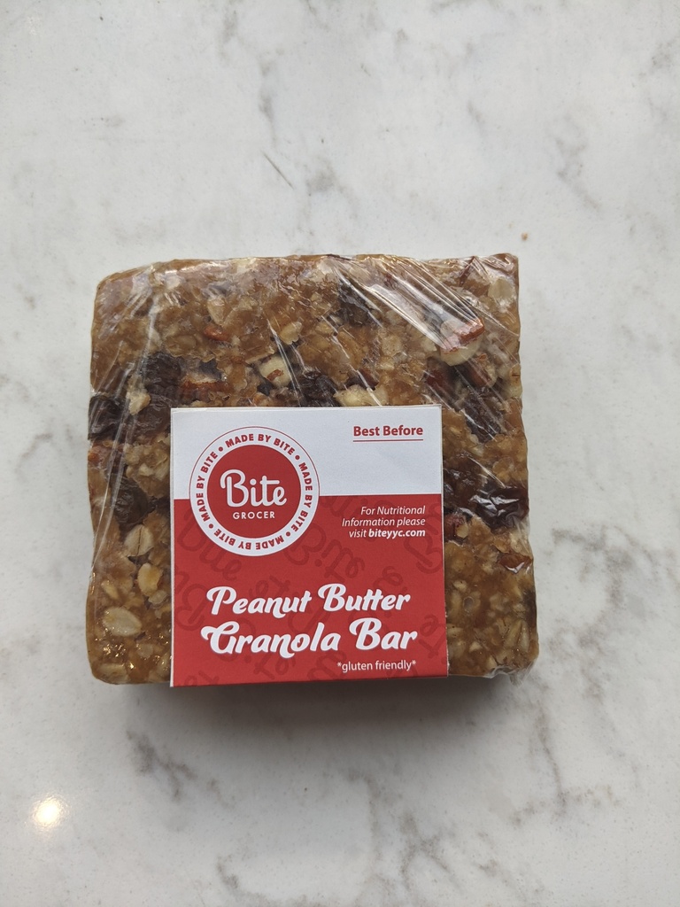 Chewy Peanut Butter Granola Bar