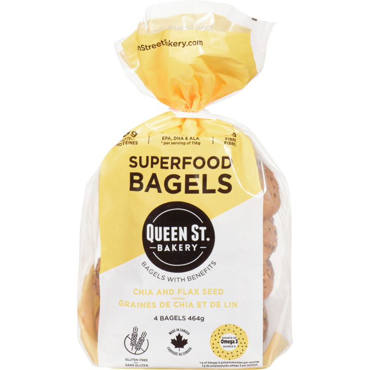 Superfood Bagels - Chia &amp; Flax Seed