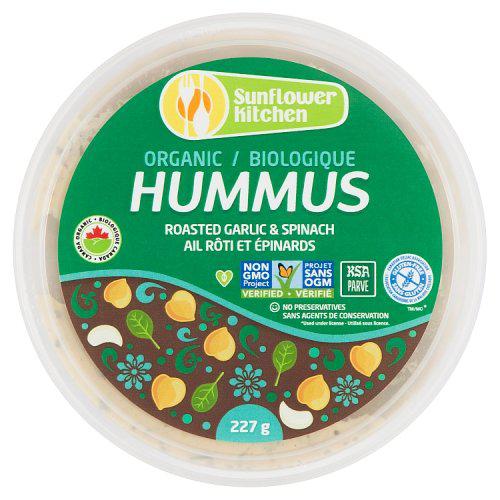 Hummus - Roast Garlic &amp; Spinach