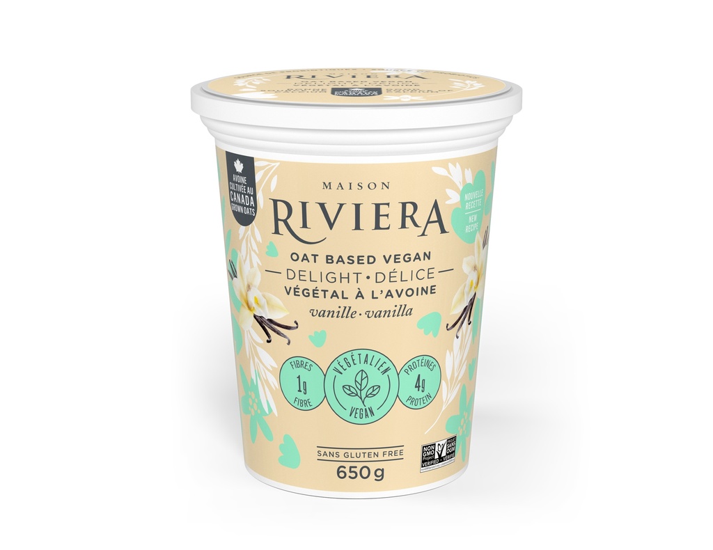 Oat Based Vegan Delight Yogurt - Vanilla