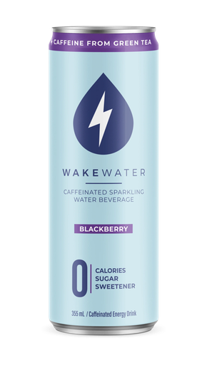 Caffeinated Sparkling Water - Blackberry