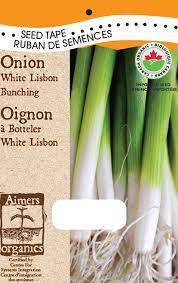 Onion White Lisbon Seed Tape