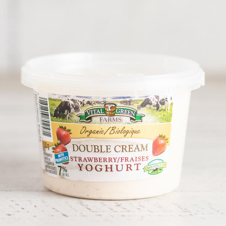 Double Cream Strawberry Yogurt Org