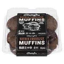 Double Chocolate Muffins 4 Pk