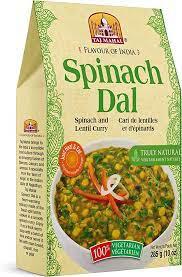 Spinach Dal Meal