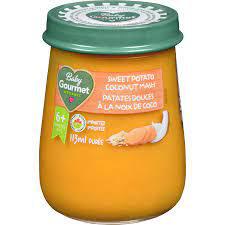 Sweet Potato Coconut Mash Baby Food