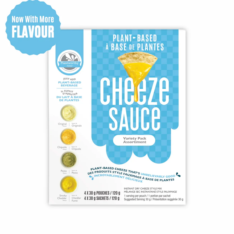 Plant-Based Cheeze Sauce - Variety Pack Powdered