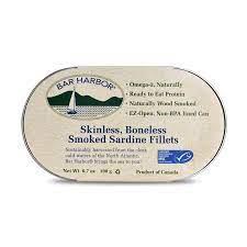 Skinless Boneless Smoked Sardines